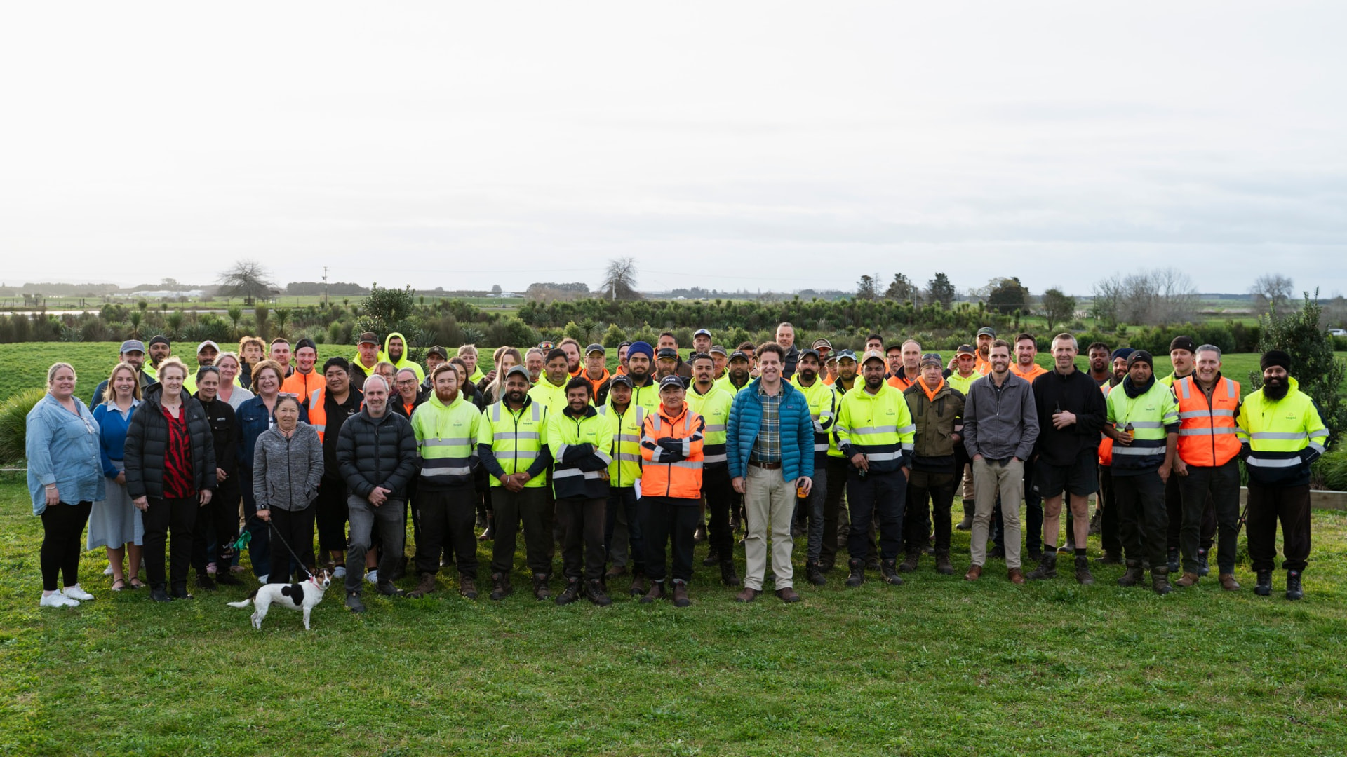 The wider Baygold team gathered together